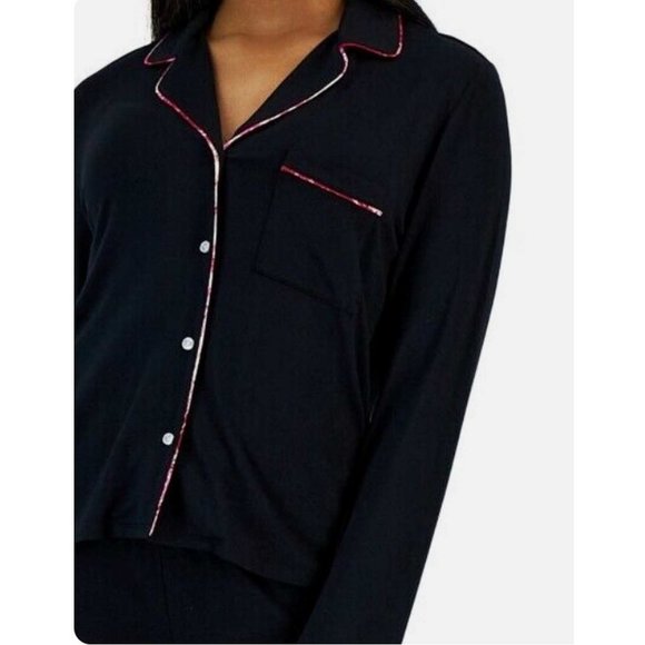 JENNI Notch-Collar Pajama Set SMALL (4446) - Picture 3 of 7